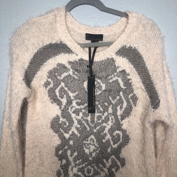 NWT I Jeans by Buffalo Sweater Blush Pink size Small - Picture 2 of 7